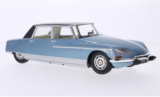 Modelauto Citroen DS Chapron 21 Henri Lorraine metallic blauw 1969 avec Beleuchtung (Batterien nicht enthalten) 1/18 Metal 18