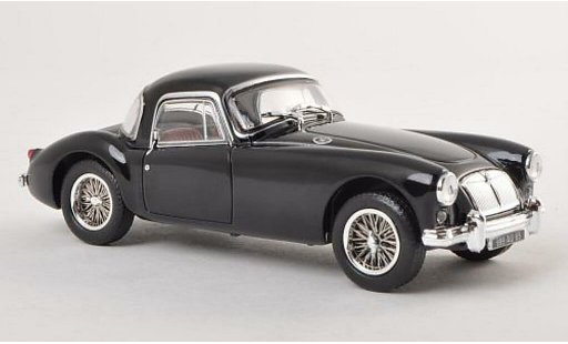 MG A Coupe 1/43 Norev zwart LHD 1956 modelauto