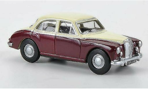 MG ZB Base 1/76 Oxford rood/beige modelauto