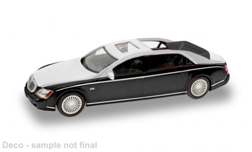 Modelauto Maybach 62 62S S zwart/grijs 2002 1/87 Micro City 87