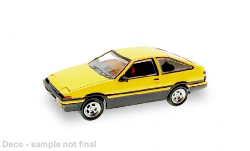 Modelauto Toyota Corolla AE86 geel 1/87 Micro City 87