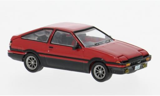 Modelauto Toyota Corolla AE86 rood/zwart 1983 1/87 Micro City 87