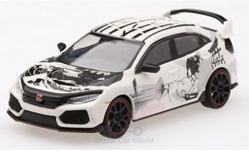 Modelauto Honda Civic Type R (FK8) 2018 Art Car Manga 1/64 Mini GT