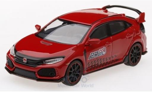 Modelauto Honda Civic Type R (FK8) rood 2018 Time Attack 1/64 Mini GT
