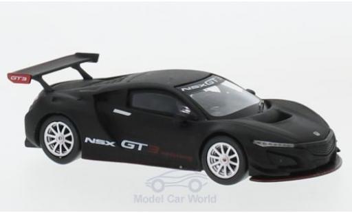 Modelauto Honda NSX GT3 mat-zwart Presentation 1/64 Mini GT