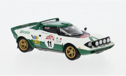 Modelauto Lancia Stratos HF Rally WM Rally Sanremo 1975 Alitalia #11 1/64 Mini GT