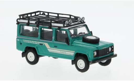 Modelauto Land Rover Defender 110 Station Wagon groen/Dekor 1985 1/64 Mini GT
