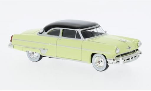 Modelauto Lincoln Capri Base geel/zwart 1954 1/64 Mini GT