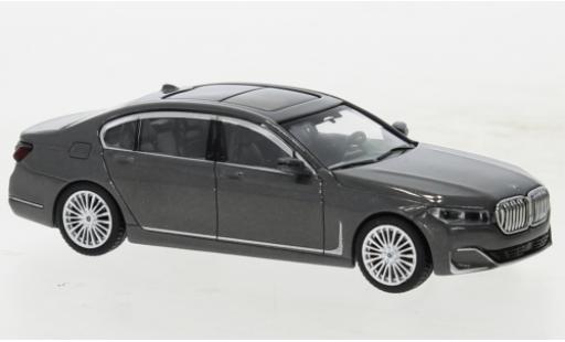 Modelauto Bmw 750 E38 Li X-conduire metallic grijs 1/64 Mini GT