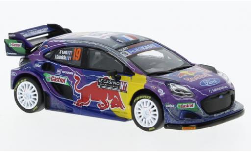 Modelauto Ford Puma Rally1 No.19 M-Sport World Rally Team Red Bull Rally WM Rally Monte Carlo 2022 1/64 Mini GT