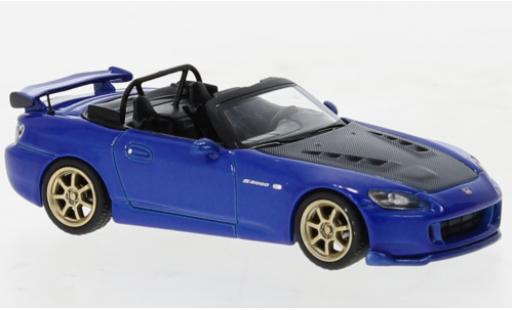Modelauto Honda S2000 Mugen (AP2) metallic blauw 1/64 Mini GT