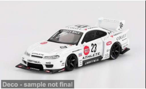 Modelauto Nissan Silvia S15 LB-Super Silhouette Athlete wit 2024 1/64 Mini GT