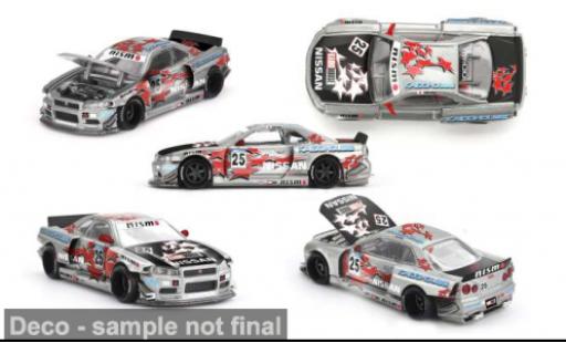 Modelauto Nissan Skyline R34 GT-R () 1999 Kaido Star Racing 1/64 Mini GT