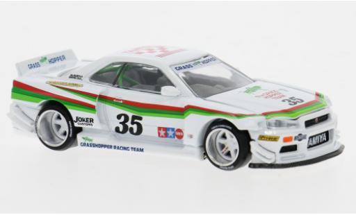 Modelauto Nissan Skyline R34 GTR () The GRASSHOPPER 1/64 Mini GT