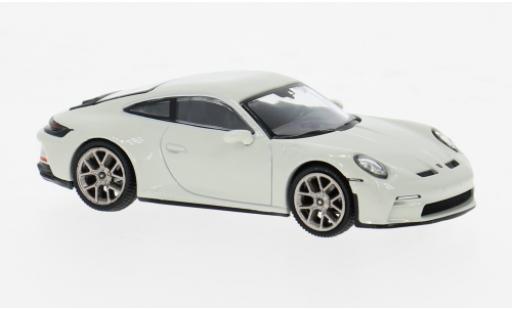 Modelauto Porsche 911 GT3 grijs 2023 1/64 Mini GT