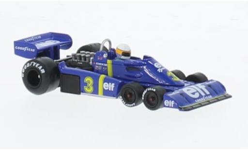 Modelauto Tyrrell P34 1976 No.3 formule 1 GP Zweden 1/64 Mini GT