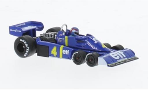 Modelauto Tyrrell P34 1976 No.4 formule 1 GP Zweden 1/64 Mini GT