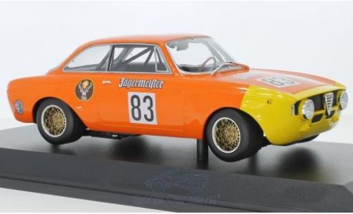 Modelauto Alfa Romeo Giulia gt junior 1300 A No.83 J&Atilde;&curren;germeister DRM 1972 R.Maschke 1/18 Minichamps