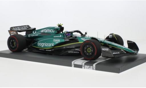 Modelauto Aston Martin AMR23 f1 3 No.14 Aramco Cognizant Team Cognizant formule 1 GP Australien 2023 1/18 Minichamps