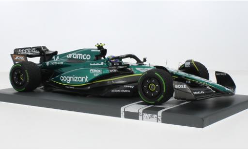 Modelauto Aston Martin AMR23 f1 3 No.14 Aramco Cognizant Team Cognizant formule 1 GP Monaco 2023 1/18 Minichamps