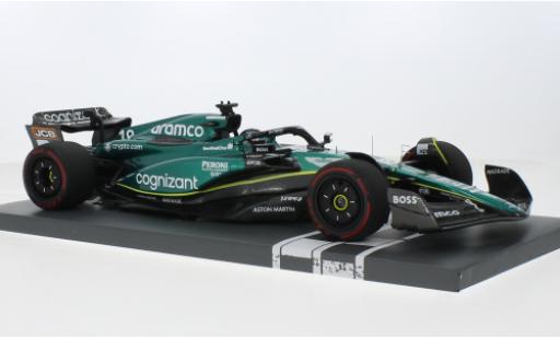 Modelauto Aston Martin AMR23 f1 3 No.18 Aramco Cognizant Team Cognizant formule 1 GP Australien 2023 1/18 Minichamps