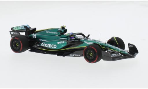 Modelauto Aston Martin AMR24 f1 4 No.14 Aramco Team Aramco formule 1 2024 1/43 Minichamps