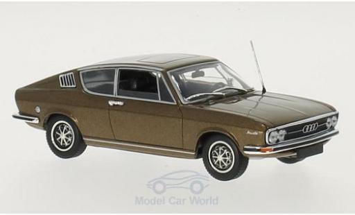 Modelauto Audi 100 coupe metallic bruin 1969 1/43 Minichamps
