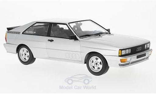 Modelauto Audi Quattro coupe grijs 1980 1/18 Minichamps