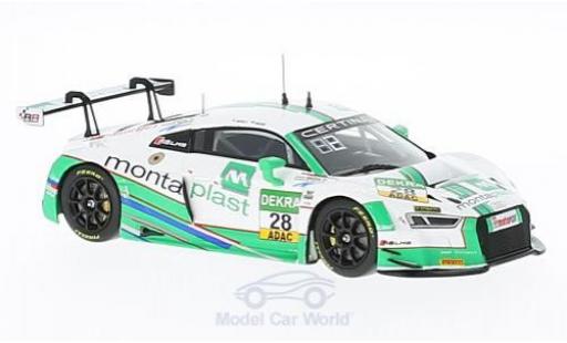 Modelauto Audi R8 gt LMS No.28 Montaplast by Land-Motorsport ADAC Masters 2016 C.Haase/S.Ortelli 1/43 Minichamps