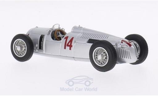 Modelauto Auto Union Typ C course No.14 GP Ungarn 1936 A.Varzi 1/43 Minichamps