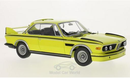 Modelauto Bmw 3.0 CSL (E9) geel/Dekor 1972 1/18 Minichamps