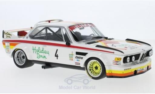 Modelauto Bmw 3.0 CSL No.4 Juma Tuning Holiday Inn GP N&Atilde;&frac14;rburgring 1976 A.Corbisier/E.Joosen/R.Berndtson 1/18 Minichamps