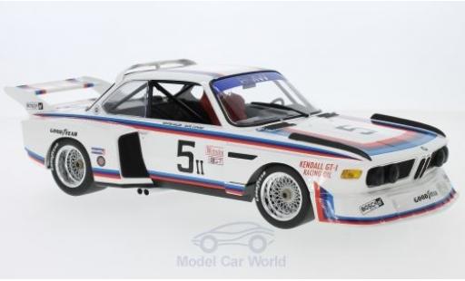 Modelauto Bmw 3.5 course CSL No.5 6h Watkins Glen 1979 G.Miller/D.Cowart 1/18 Minichamps