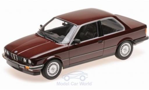 Modelauto Bmw 323 coupe i (E30) metallic rood 1982 1/18 Minichamps