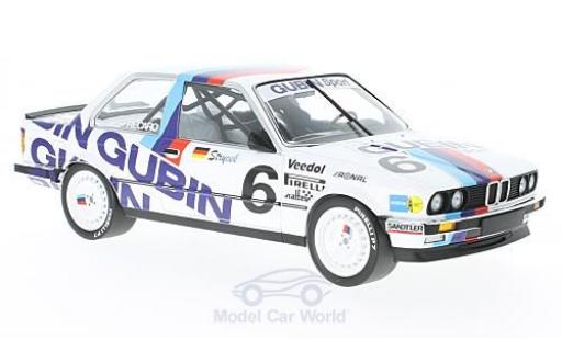 Modelauto Bmw 325 dtm i No.6 Gubin Sport 1986 V.Strycek 1/18 Minichamps