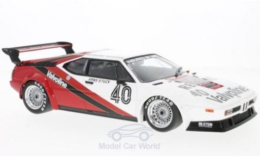 Modelauto Bmw M1 1980 No.40 Project Four Racing Monaco H-J.stuk 1/18 Minichamps