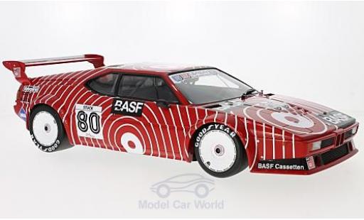 Modelauto Bmw M1 1980 No.80 GS Tuning BASF H-J.stuk 1/12 Minichamps