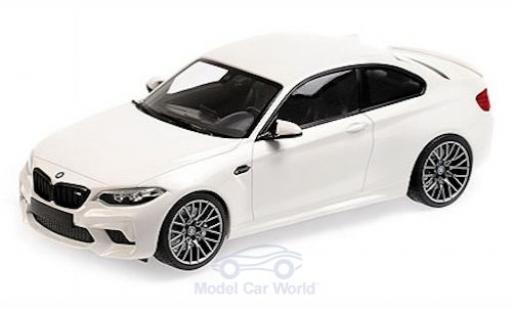 Modelauto Bmw M2 Competition wit 2019 1/18 Minichamps