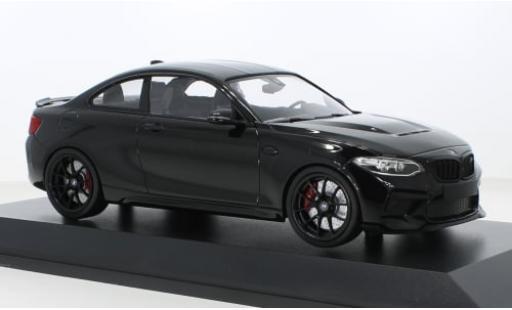Modelauto Bmw M2 CS metallic zwart 2020 1/18 Minichamps