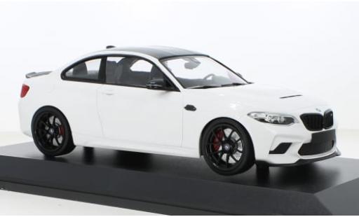 Modelauto Bmw M2 CS wit 2020 1/18 Minichamps