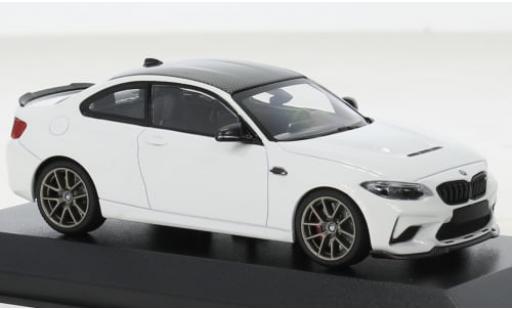 Modelauto Bmw M2 CS wit 2020 1/43 Minichamps
