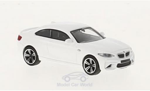 Modelauto Bmw M2 coupe wit 2016 1/87 Minichamps