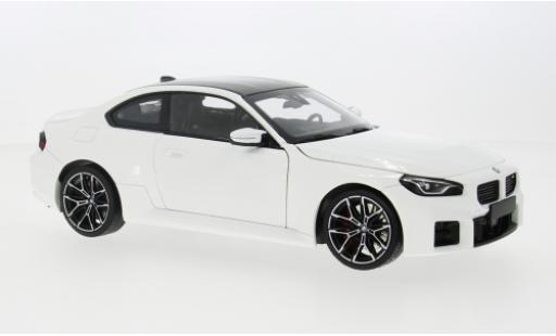 Modelauto Bmw M2 coupe wit 2022 1/18 Minichamps