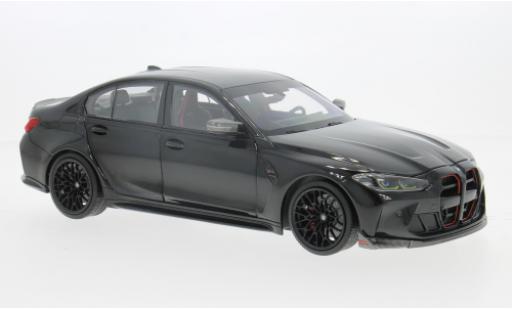 Modelauto Bmw M3 CS metallic zwart 2023 1/18 Minichamps