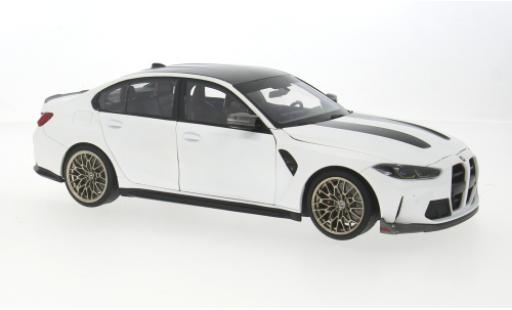 Modelauto Bmw M3 CS wit 2023 1/18 Minichamps