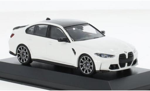 Modelauto Bmw M3 berline wit 2020 1/43 Minichamps