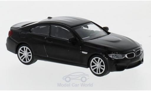 Modelauto Bmw M4 coupe metallic zwart 2015 1/87 Minichamps