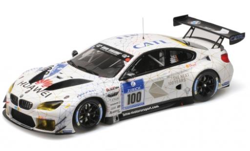 Modelauto Bmw M6 GT3 No.100 Schubert Motorsport CATL 24h N&Atilde;&frac14;rburgring 2016 J.Edwards/J.Klingmann/L.Luhr/M.Tomczyk 1/18 Minichamps