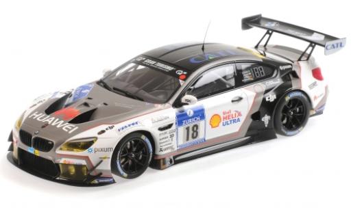 Modelauto Bmw M6 GT3 No.18 Schubert Motorsport CATL 24h N&Atilde;&frac14;rburgring 2016 A.Farfus/J.Krohn/J.M&Atilde;&frac14;ller/M.Wittmann 1/18 Minichamps