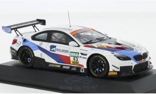 Modelauto Bmw M6 GT3 No.43 Schnitzer Motorsport ADAC GT Masters 2018 D.Marschall/V.Bouveng 1/43 Minichamps